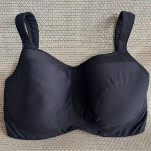 PANACHE Sports Bra Black Underwire 38G 5021